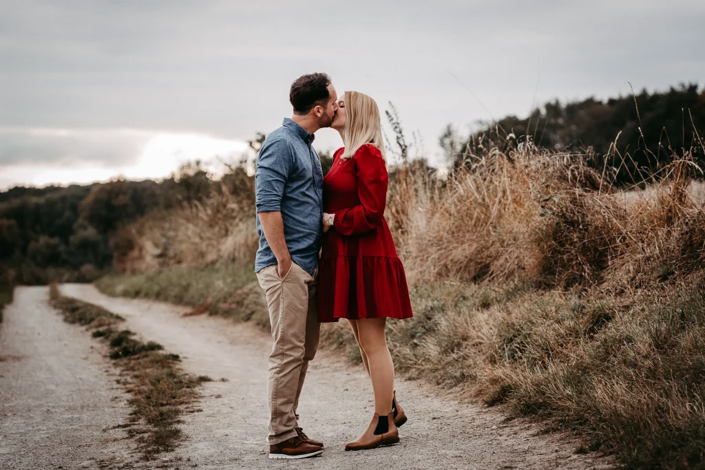 Schwangerschaftsbilder im Feld