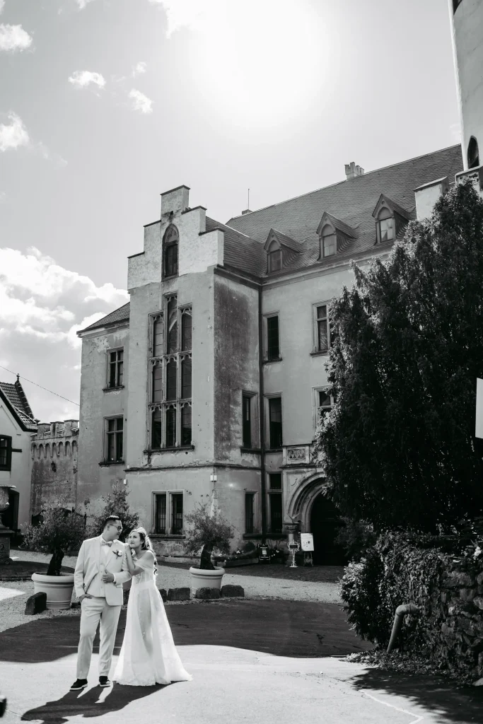 Brautpaarbilder im Schlossgarten
