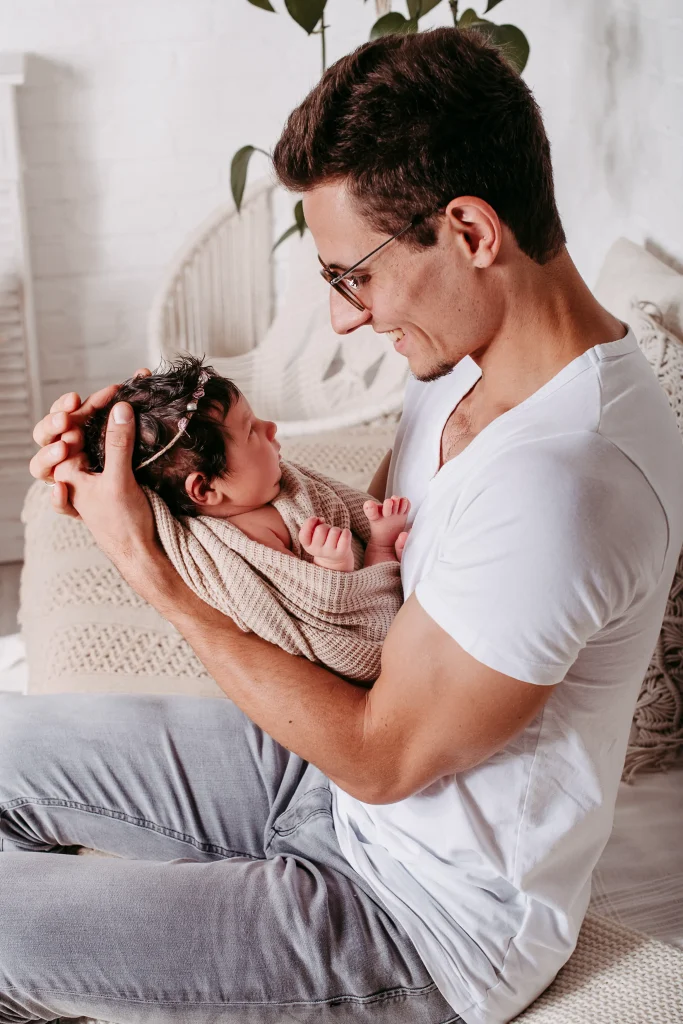 Newbornfotoshooting im Fotostudio