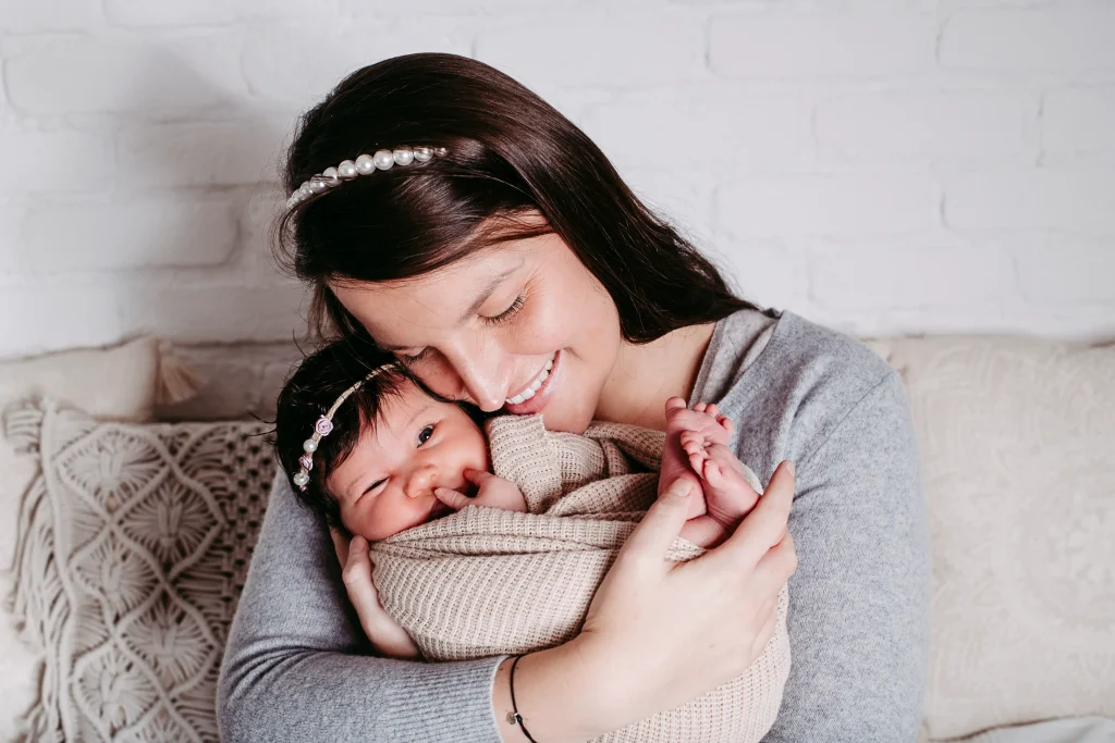 Newbornfotoshooting im Fotostudio