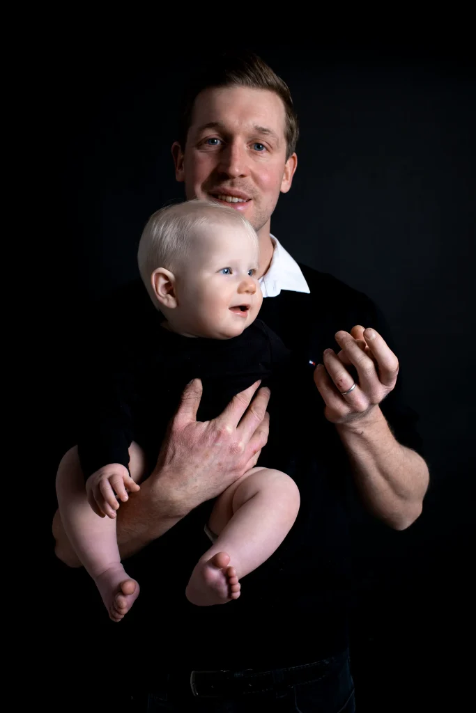 Familienfotoshooting im Fotostudio