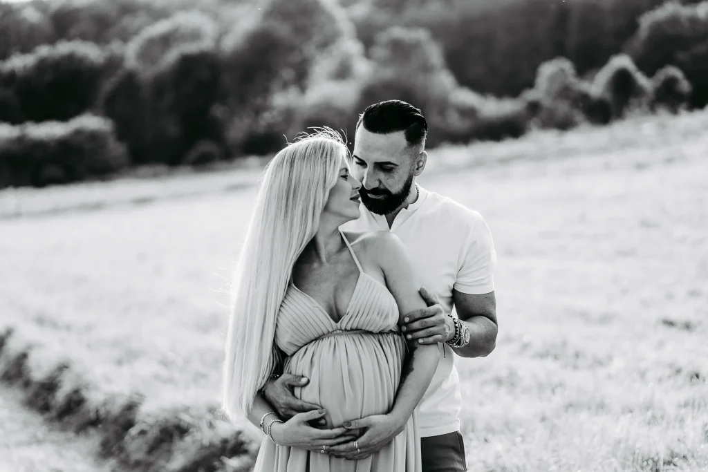 Schwangerschaftsfotos im Freien