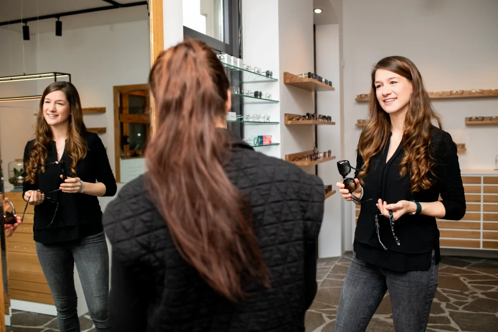 Fotoshooting beim Optiker in Bad Marienberg