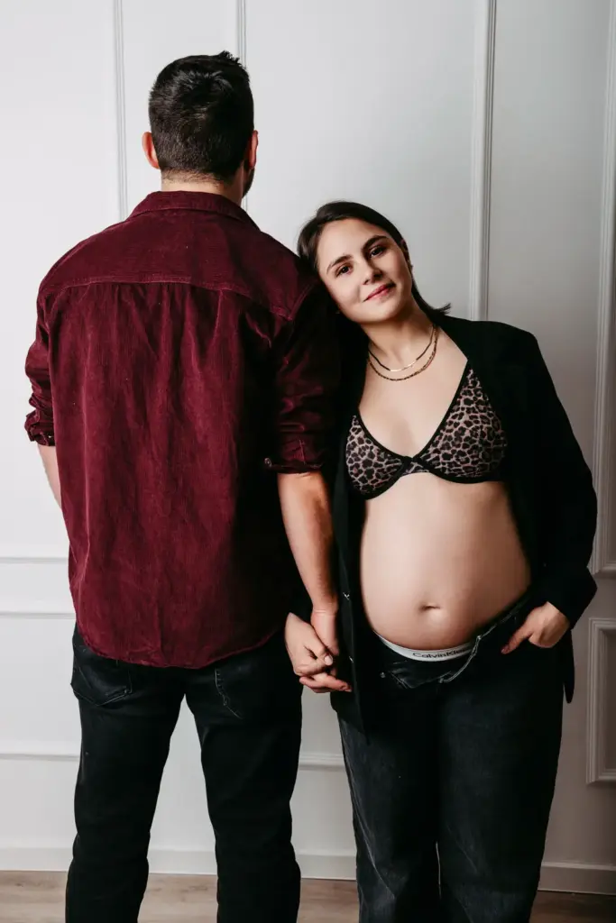 Cleane Babybauchfotos im Studio Koblenz Limburg